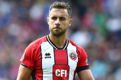 George Baldock of Sheffield United Sheffield United v Crystal Palace, Premier League, Football, Bramall Lane, 