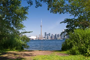 Skyline of Toronto, seen from Toronto Island