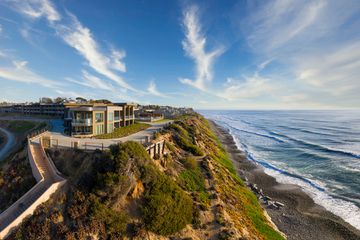 Aerial view of Alila Marea Beach Resort Encinitas