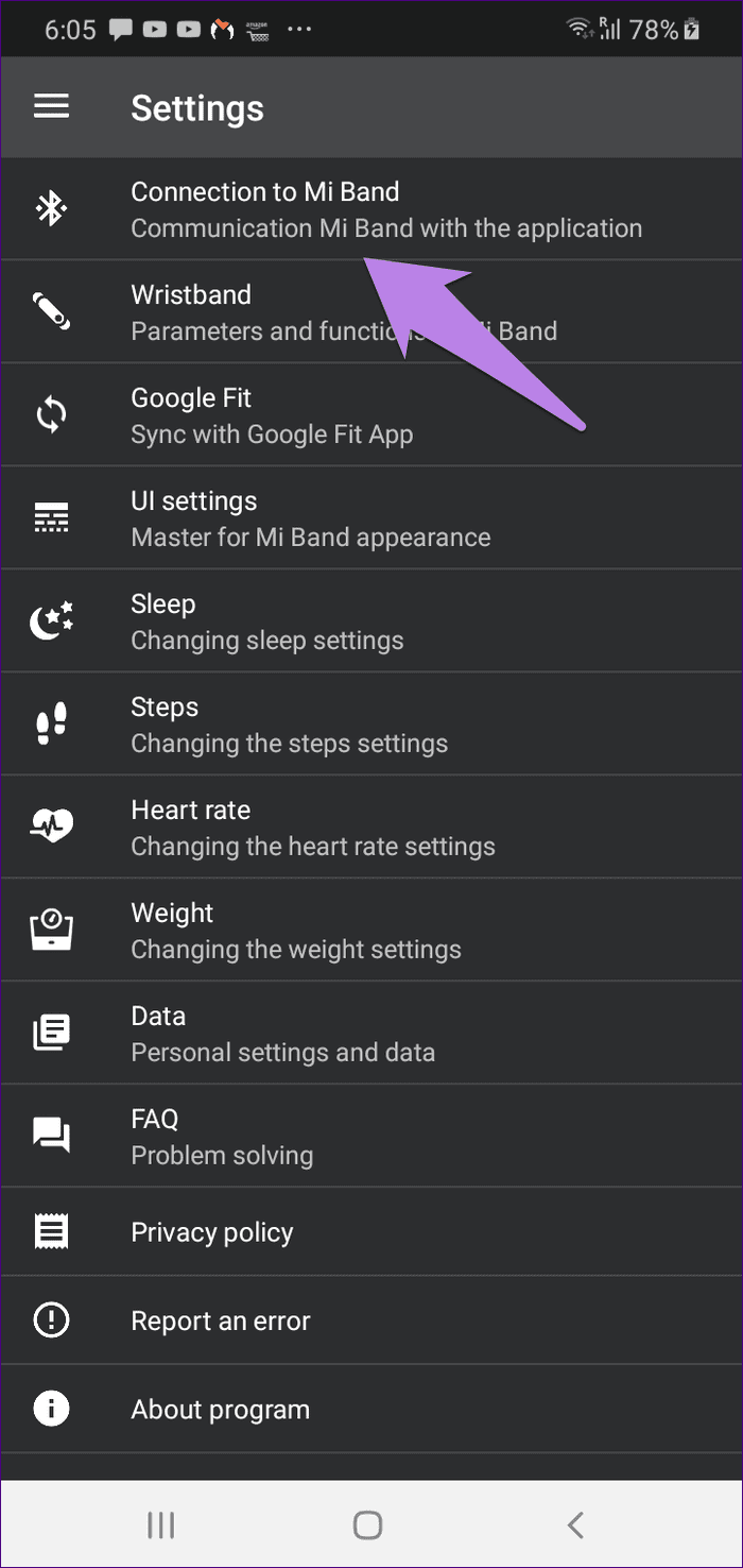 Cannot pair mi band 13