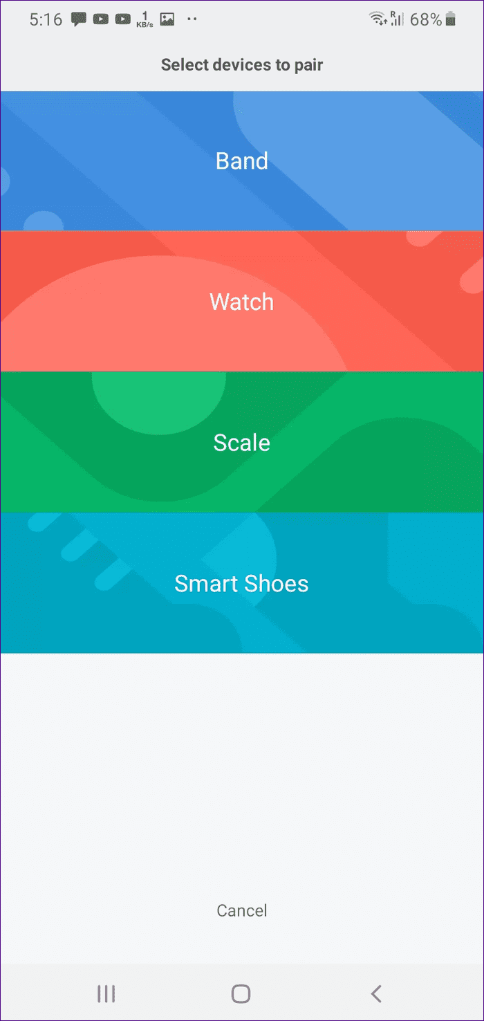 Cannot pair mi band 3