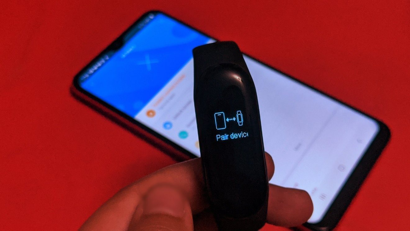 Cannot pair mi band fi