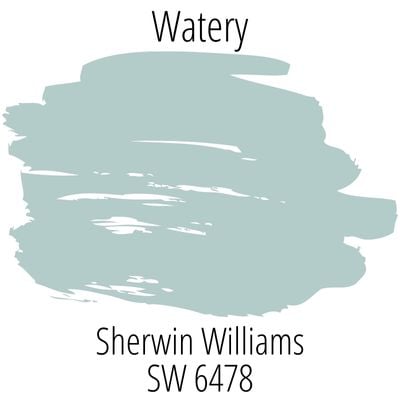 paint swatch Sherwin Williams Watery SW 6478