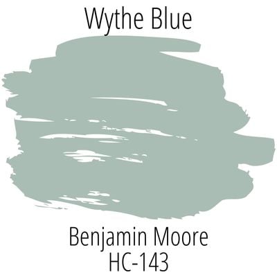 paint swatch Benjamin Moore Wythe Blue HC-143