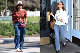 jesscia alba and katie holmes in street style